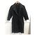 Chaqueta La Perla de algodón negro con bordados y cinturón - vista 4