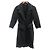Chaqueta La Perla de algodón negro con bordados y cinturón - vista 9