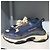 Sneakers Balenciaga Triple S T.40 Blu - vista 4