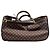 Mala de Viagem Louis Vuitton Eole 50 Damier Ebène Marrom