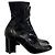 Bottines Louis Vuitton Silhouette T.38 Black