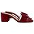 Mules Gianvito Rossi rouge T.37,5 Rot