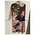 Vestido Leonard de seda estampado rosa preto e cinza Multicor - vista 9