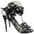 Sandali Christian Louboutin neri T.38 Nero