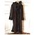 Autre Marque Brauner Shearling-Mantel T.38
