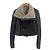 Casaco Rick Owens de pele com lã T.38 Preto
