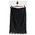 Valentino Garavani Falda Valentino negra T.38 Negro
