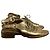 Chanel goldene Sandalen T.37,5