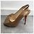 Décolleté Christian Louboutin camel T.37,5 Cammello - vista 3
