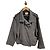 Iro Jacke im Perfecto-Stil aus Baumwolle grau