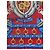 Trim Foulard Hermès "Aux Champs" Rosso - vista 8
