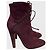 Alaïa Boots Alaia bordeaux T.38,5