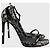 Autre Marque Sandali Saint Laurent python T.38,5 Nero