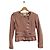 Chaqueta Iro Haven rosa a rayas algodón y lino XS