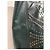 Borsa tote Alaïa in pelle verde con borchie metalliche - vista 12