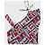 Top Carven estampado T.36 Vermelho - vista 3