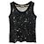 Camiseta de tirantes Balenciaga de algodón negro con estampado de mármol M - vista 7