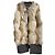 Ines et Marechal Weste Ines & Marechal aus Pelz T.38 Beige - Ansicht 8