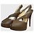 Décolleté Christian Louboutin camel T.37 Cammello - vista 3