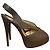 Décolleté Christian Louboutin camel T.37 Cammello
