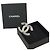 Spilla Chanel Logo CC Metallo Argentato con Strass