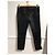 Autre Marque Pantaloni Navy ecopelle nera T.38 Nero