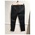 Autre Marque Pantaloni Navy ecopelle nera T.38 Nero - vista 3