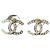 Boucles d'oreilles Chanel dorées Golden