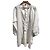 Autre Marque Vestido Sunday T.M de lino blanco de manga larga