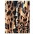 Autre Marque Pantalones Jad Estampado Leopardo Marrón Talla 36 Castaño - vista 2