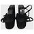 Autre Marque Sandali Saint Laurent neri T.39,5 Nero - vista 5