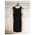 Loewe Kleid aus Wildleder T.38 Schwarz