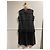 Abito Alaïa Nero in Cotone con Tagli Laser