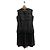 Vestido Alaïa Preto de Algodão com Recortes a Laser