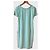 Versace Kleid aus mintgrünem Jersey mit Nieten-Details