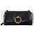 Clutch Jimmy Choo in pelle testurizzata nera Nero