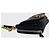 Clutch Jimmy Choo in pelle testurizzata nera Nero - vista 6