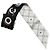 Foulard slim Chanel COCO noir Black