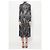 Paco Rabanne Zebra-Kleid T.46 Metallisch - Ansicht 2
