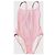 Autre Marque Bañador Solid & Striped rosa
