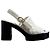 Sandales Chanel blanches T.37 White