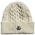 Berretto Moncler in lana ecru