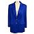 Blazer Escada de angora azul cobalto de dos botones