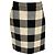 Falda Akris Punto Black / Chalk Gingham Check Multicolor