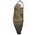 Brunello Cucinelli Décolleté Flat in Mesh e Camoscio Taupe con Decorazioni Monili Beige - vista 4