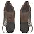 Brunello Cucinelli Décolleté Flat in Mesh e Camoscio Taupe con Decorazioni Monili Beige - vista 6