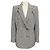 Autre Marque Alice + Olivia Black / White Gingham Check Double Breasted Blazer Multiple colors