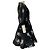 Vestido mini plisado Zimmermann con estampado Black Iris Floral Negro - vista 2