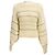 Autre Marque Pull à rayures multi-textures crème Frame Beige