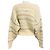 Autre Marque Pull à rayures multi-textures crème Frame Beige - vue 3